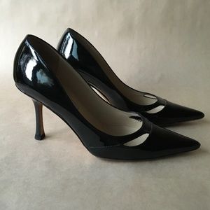 JIMMY CHOO Patent Leather Pumps, Size 6.5